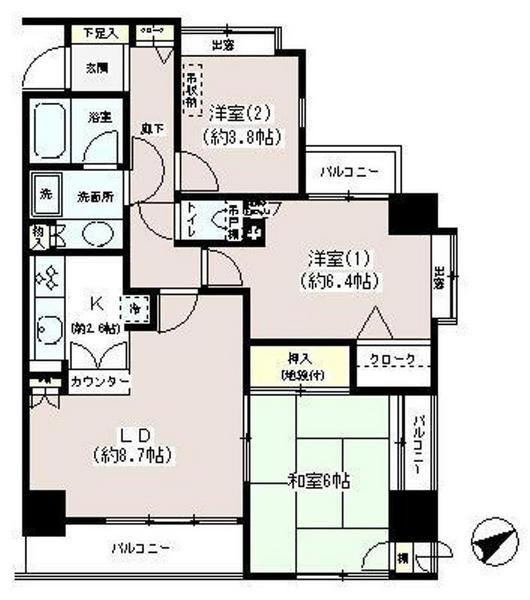 港区高輪１丁目のマンション