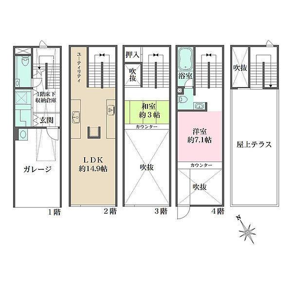 中央区日本橋茅場町２丁目の貸家