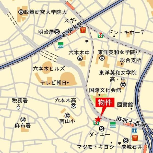 港区麻布十番１丁目のマンション