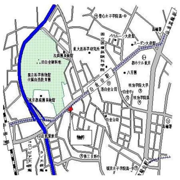 港区白金台３丁目のマンション