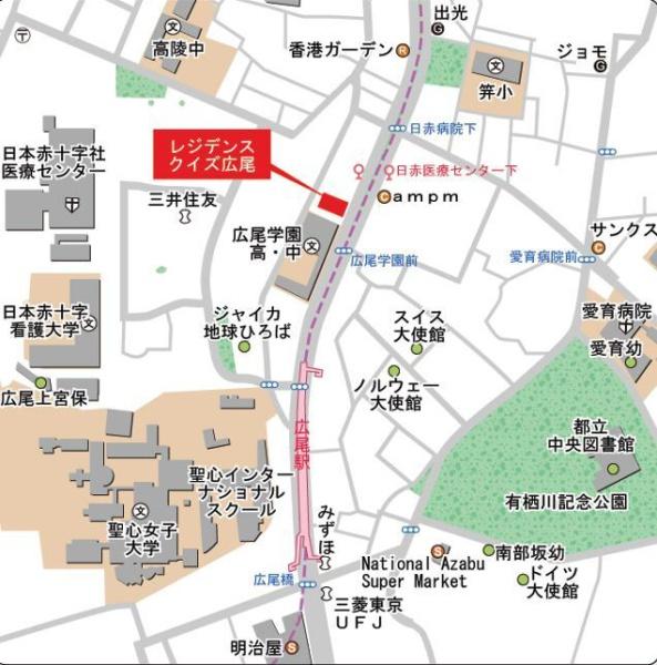 港区南麻布５丁目のマンション