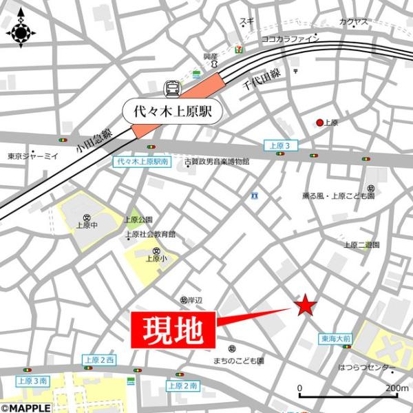 渋谷区上原２丁目の貸家