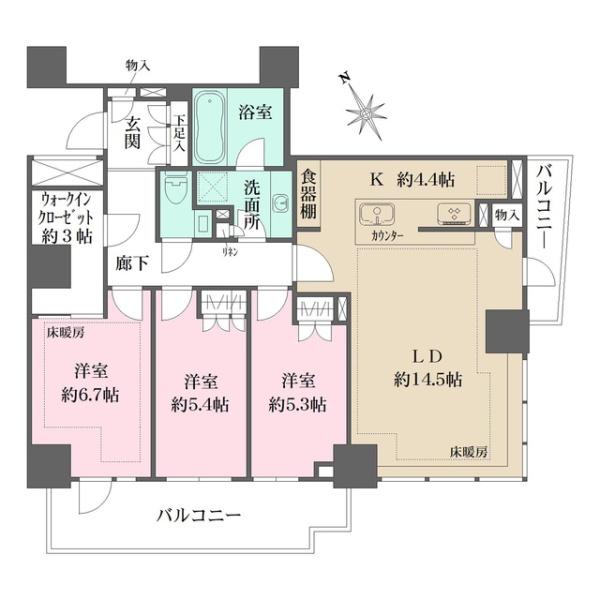 ザ・パークハウス三田ガーデン　タワー棟
