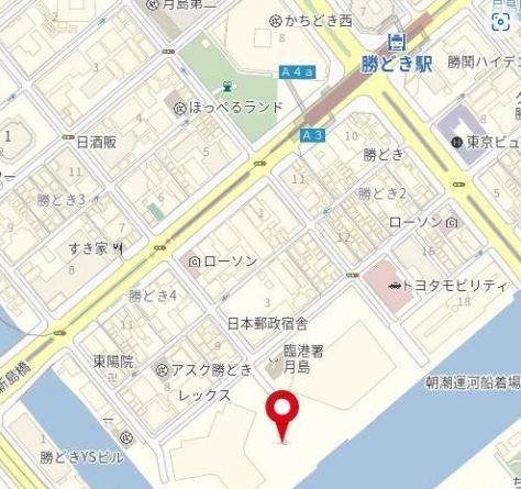 パークタワー勝どきサウス(現地案内図)