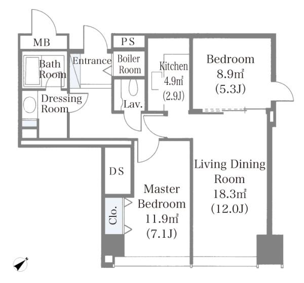ニチレイ東銀座レジデンス(間取り)