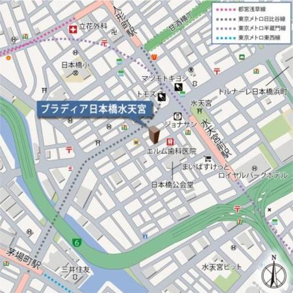 ブラディア日本橋水天宮(現地案内図)