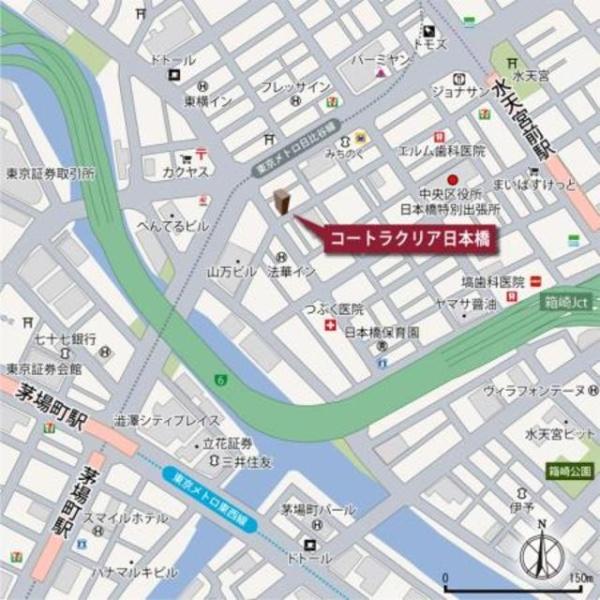 コートラクリア日本橋(現地案内図)