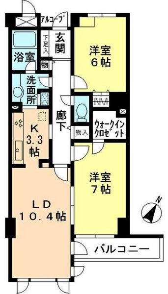 ウヴラージュ広尾(間取り)