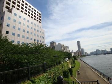 ルシマン月島(現地からの眺望)