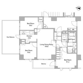 パークハウス三軒茶屋Cコート(間取り)