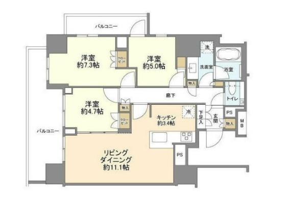 ブランズ本郷(間取り)