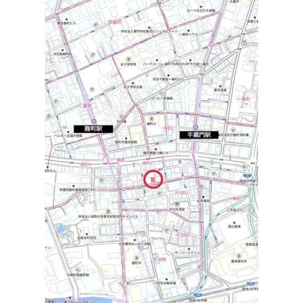 LaSante麹町(現地案内図)