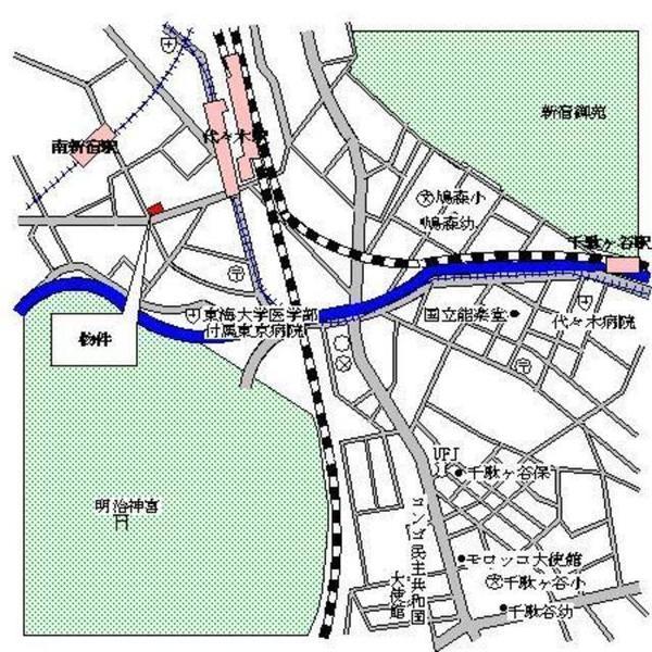 MFPR代々木タワー(現地案内図)