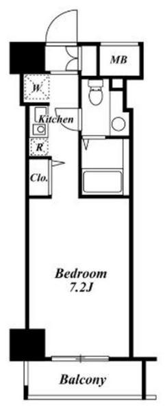 クレジデンス虎ノ門(間取り)