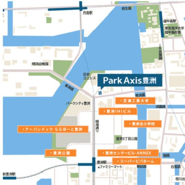 パークアクシス豊洲(現地案内図)