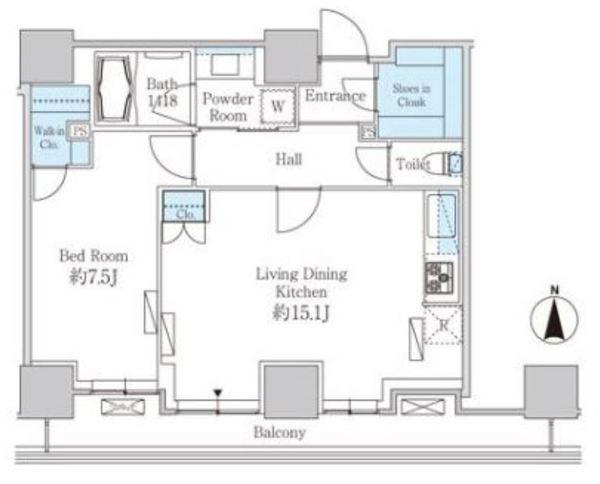 ベルファース芝浦タワー(間取り)