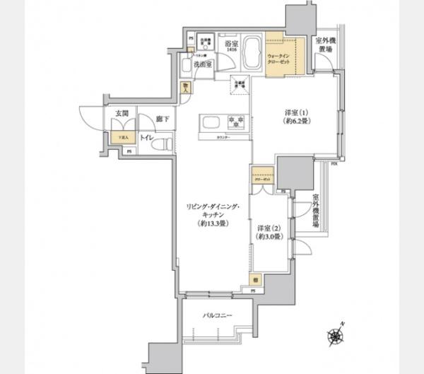 グレーシアフィット三軒茶屋(間取り)