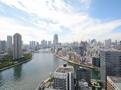 リバーシティ21新川(現地からの眺望)