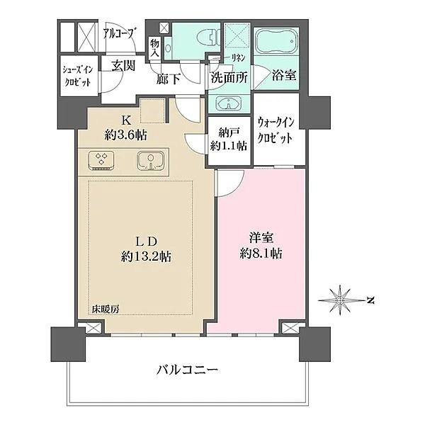 プラウド恵比寿ヒルサイドガーデン(間取り)