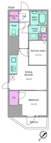 レジディア中目黒3