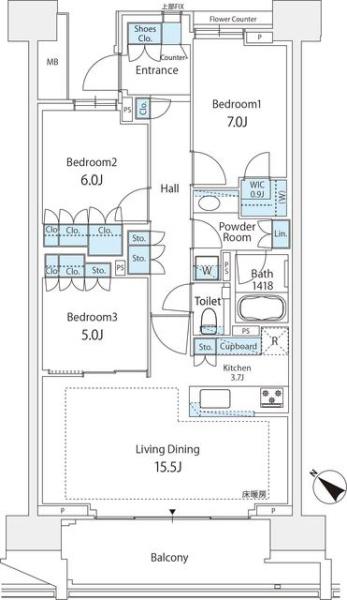 HARUMIFLAGPARK　F棟　晴海フラッグ