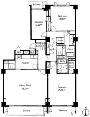 広尾ガーデンヒルズ　Ｍ棟