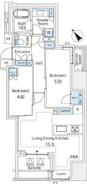 中央区銀座３丁目のマンション