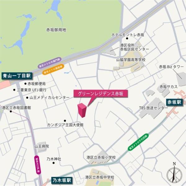 港区赤坂７丁目のマンション
