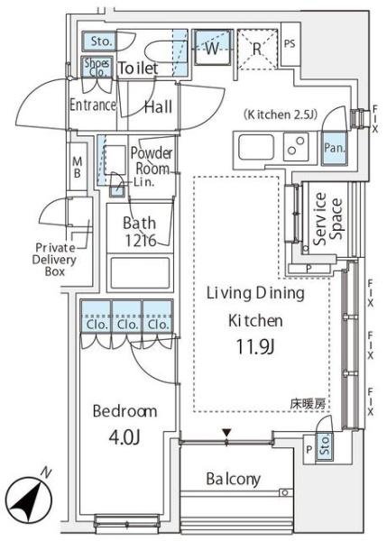 渋谷区松濤２丁目のマンション