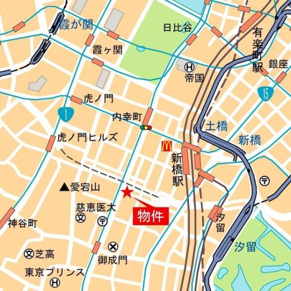 港区新橋４丁目のマンション
