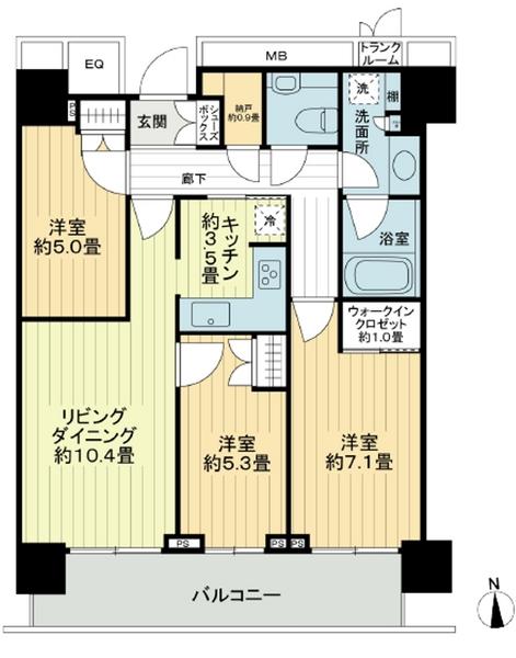 ザ・パークハウス晴海タワーズ　KR