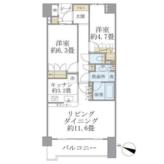 渋谷区代々木２丁目のマンション