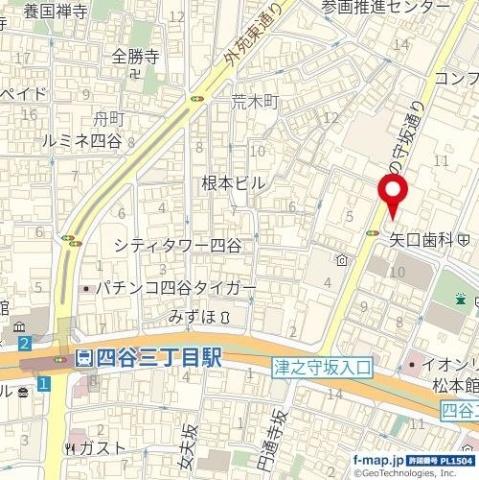 シティハウス四谷津の守坂