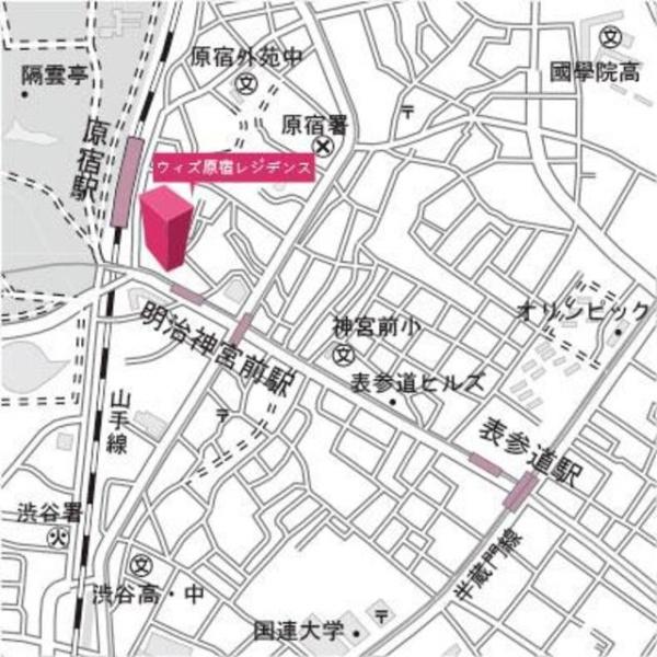 渋谷区神宮前１丁目のマンション