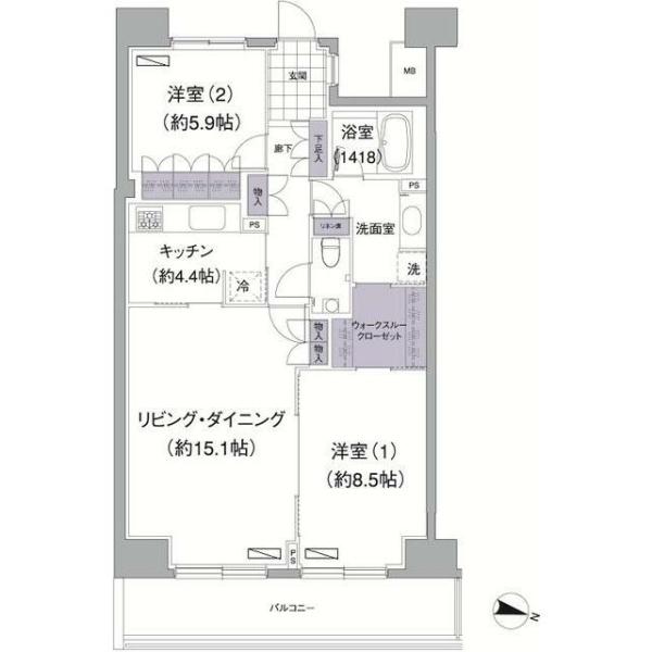 品川区上大崎２丁目のマンション