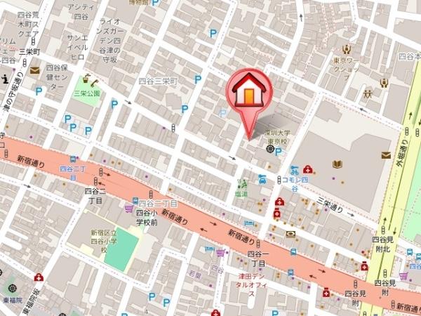 新宿区四谷三栄町のマンション