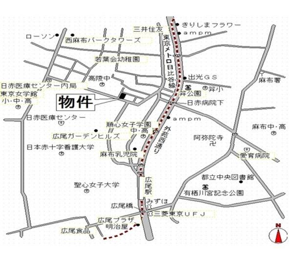港区西麻布４丁目のアパート