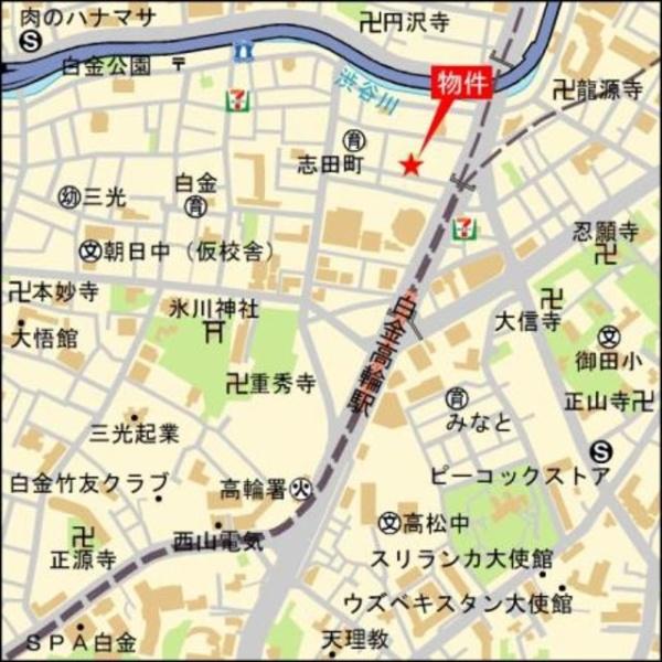 港区白金１丁目のマンション