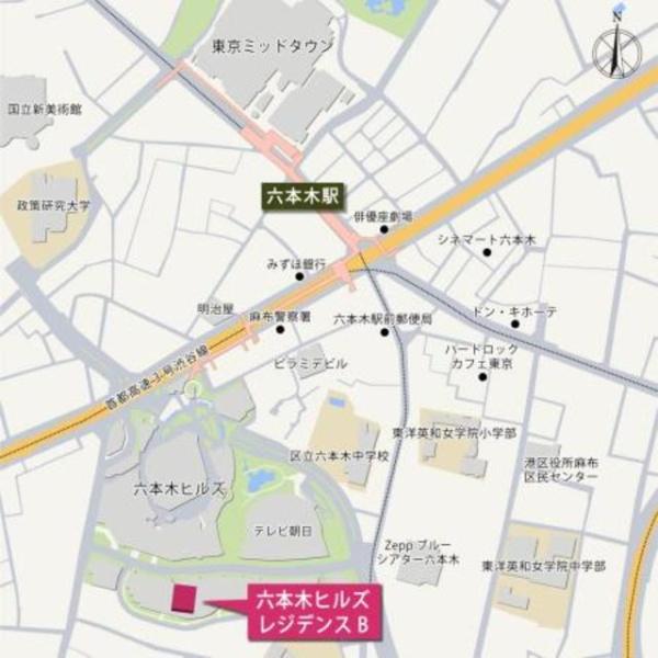 港区六本木６丁目のマンション