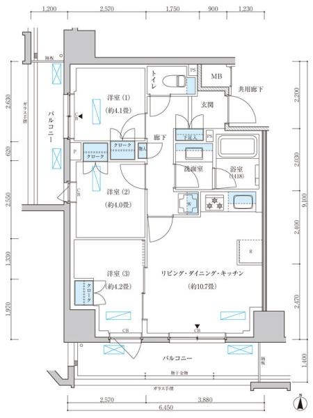 豊島区東池袋３丁目のマンション