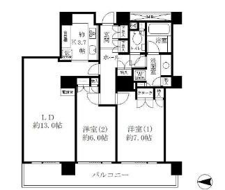 中央区佃１丁目のマンション