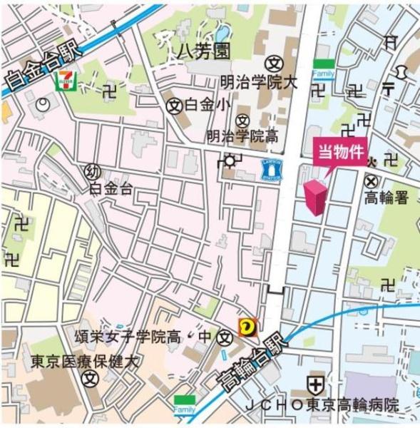 港区高輪３丁目のマンション