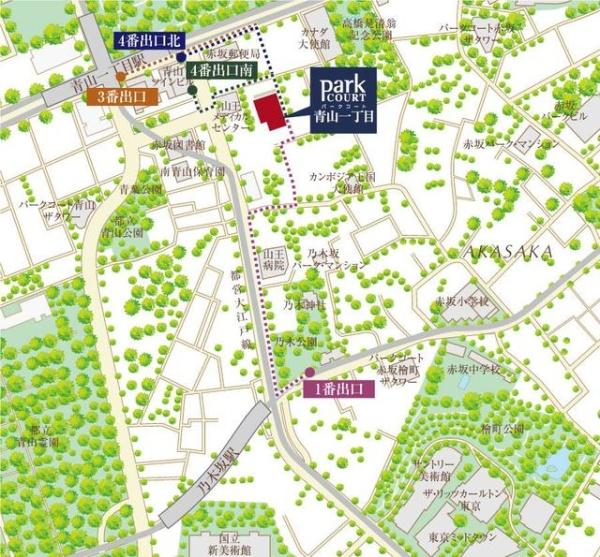 港区赤坂８丁目のマンション