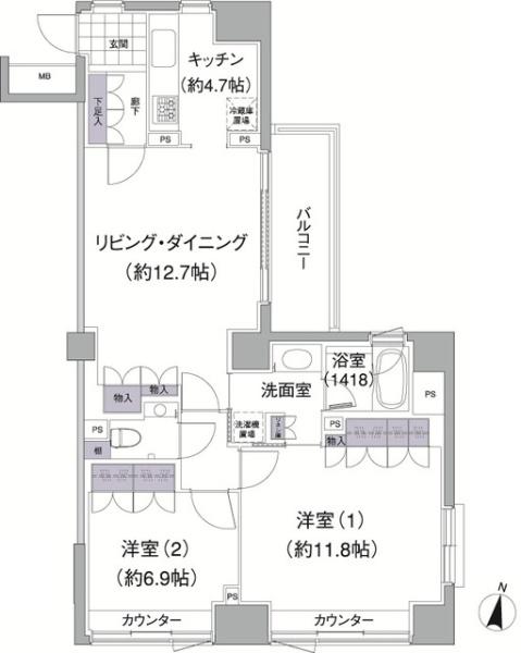 品川区上大崎２丁目のマンション