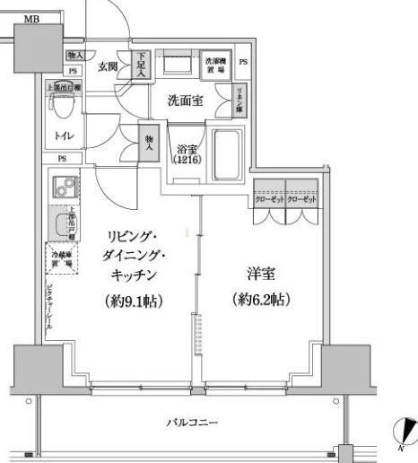 渋谷区本町４丁目のマンション