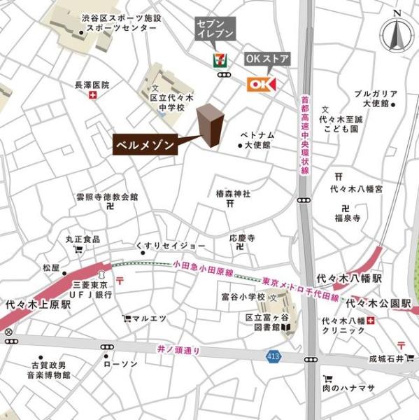 渋谷区元代々木町のマンション