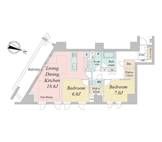 新宿区西早稲田２丁目のマンション