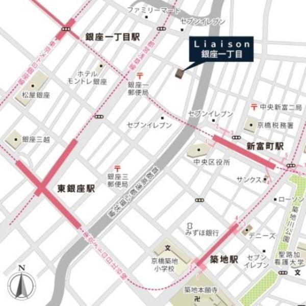 中央区銀座１丁目のマンション