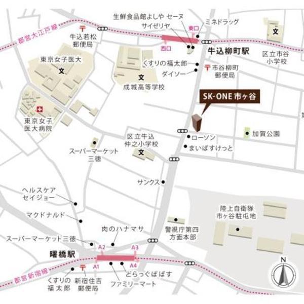 新宿区市谷薬王寺町のマンション