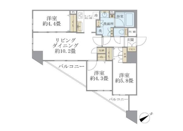 中央区新川１丁目のマンション